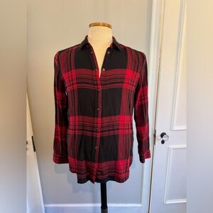 Express Women’s Plaid Button Down - Size M